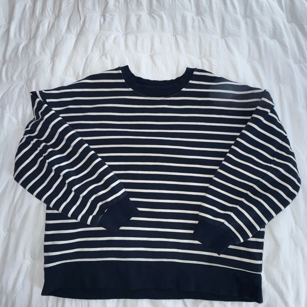 Lululemon Perfectly Oversized Striped Crewneck